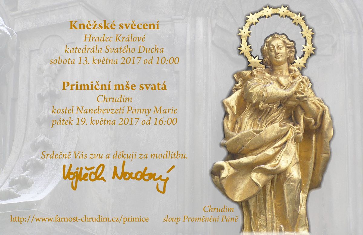 Primice Vojtěch Novotný