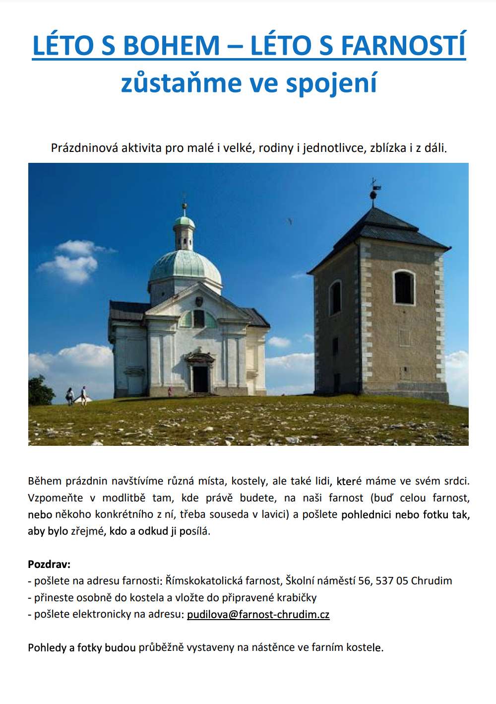 LÉTO S BOHEM – LÉTO S FARNOSTÍ