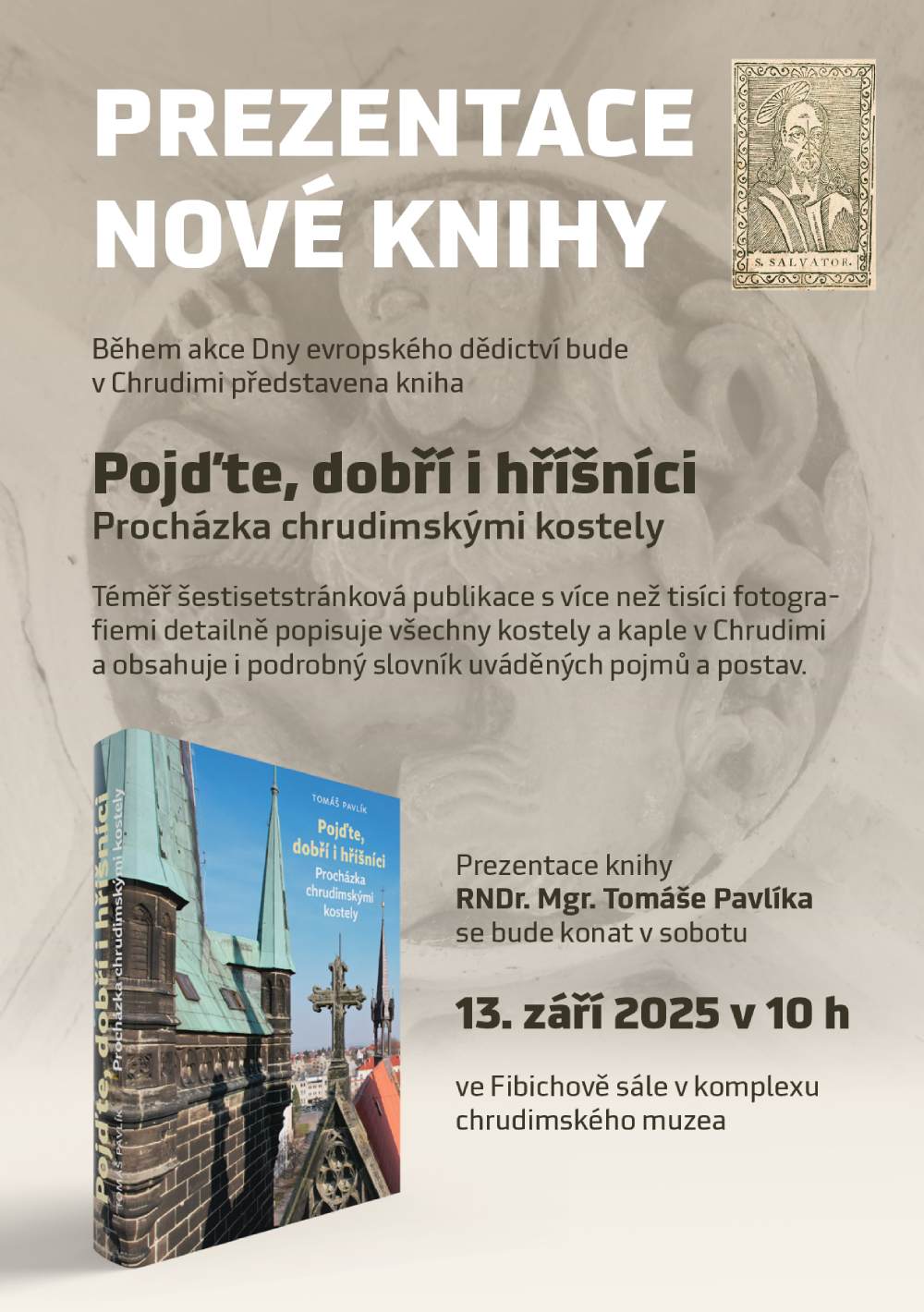 Prezentace nové knihy - Pojďte, dobří i hříšníci