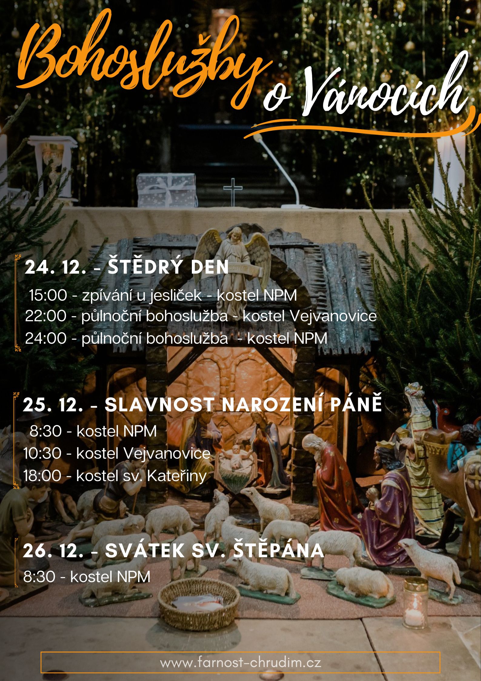 Bohoslužby o Vánocích