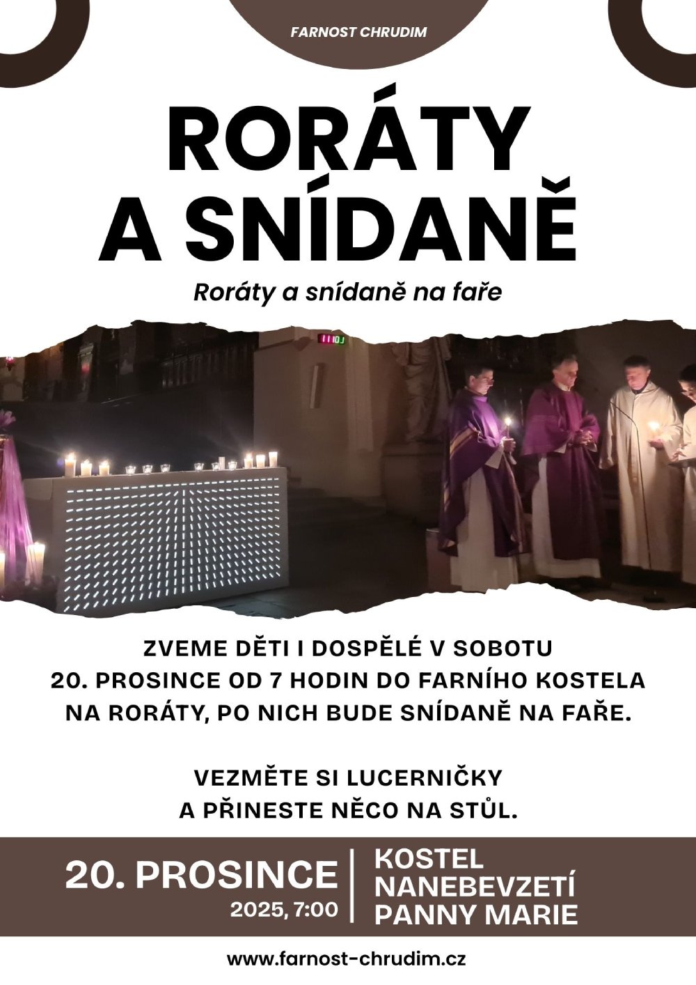 Roráty a snídaně na faře