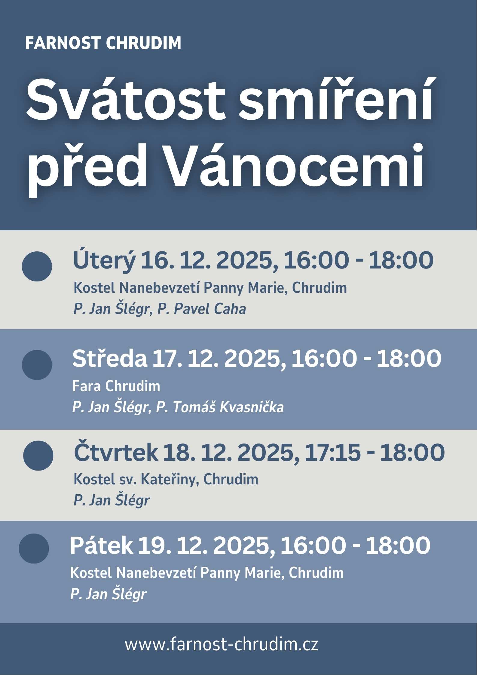 Svátost smíření před Vánocemi