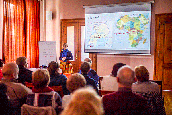 Přednáška o Ugandě