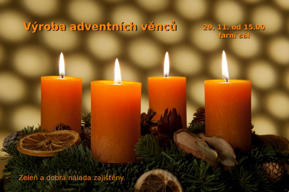 Výroba adventních věnců